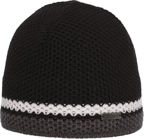 Eisglut Unisex – Erwachsene Frost Mütze, SCHWARZ, M/57-58cm Eisglut Unisex – Erwachsene Frost Mütze, SCHWARZ, M/57-58cm von Eisglut