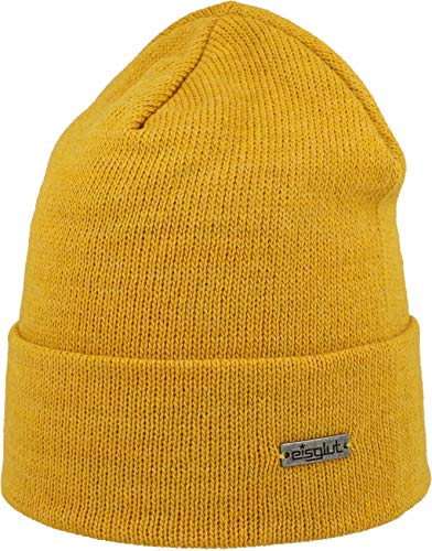 Eisglut Unisex Queens Mütze, OCKER, M/57-58cm EU Eisglut Unisex Queens Mütze, OCKER, M/57-58cm EU von Eisglut