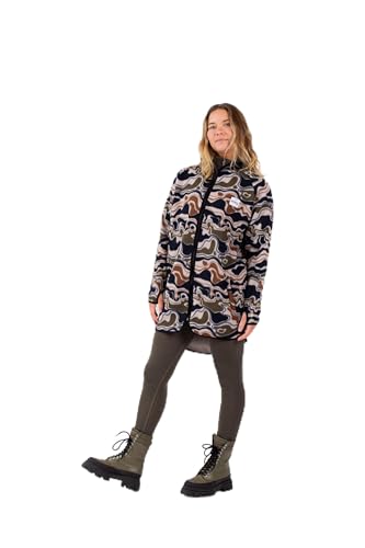 Eivy Damen Redwood Sherpa Coat Fleece Jacke, Curve Camo, XS EU Eivy Damen Redwood Sherpa Coat Fleece Jacke, Curve Camo, XS EU von Eivy