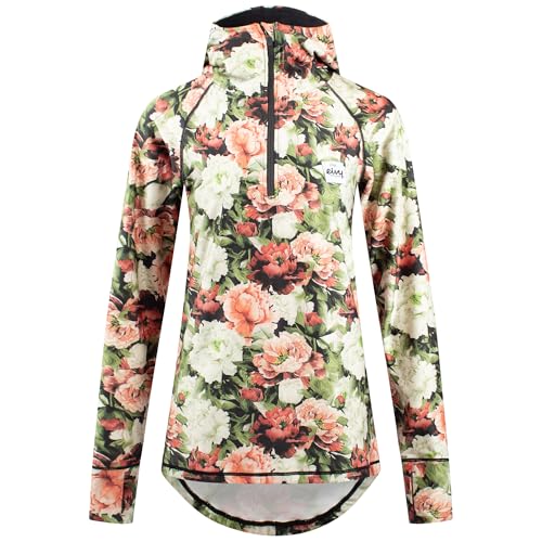 Eivy Damen Icecold Zip Hood Top Yoga Shirt, Autumn Bloom, XL EU Eivy Damen Icecold Zip Hood Top Yoga Shirt, Autumn Bloom, XL EU von Eivy