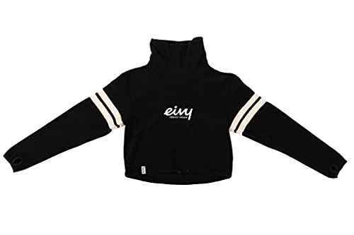 Eivy Damen Peg Cropped Fleece Pullover Team Black Eivy Damen Peg Cropped Fleece Pullover Team Black von Eivy