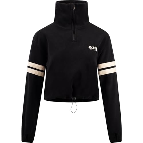 Eivy Damen Peg Zip Cropped Fleece Kurzer Pullover, Leopard, L EU Eivy Damen Peg Zip Cropped Fleece Kurzer Pullover, Leopard, L EU von Eivy