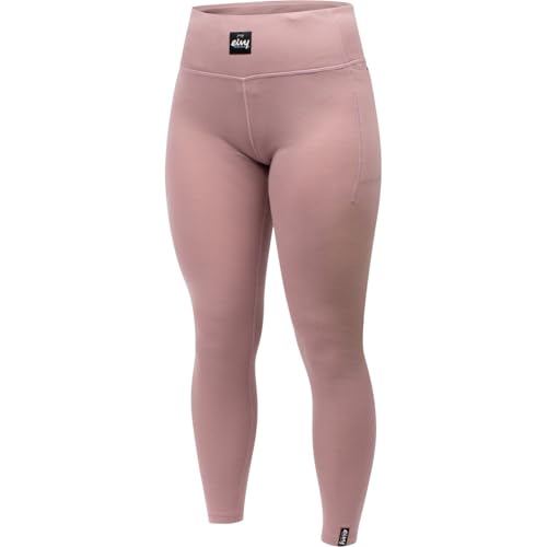 Eivy Damen Pocket Wool Rib Tights Leggings, Faded Woodrose, S EU Eivy Damen Pocket Wool Rib Tights Leggings, Faded Woodrose, S EU von Eivy