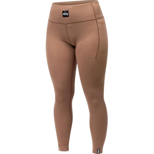 Eivy Damen Pocket Wool Rib Tights Leggings, Faded Coffee, M EU Eivy Damen Pocket Wool Rib Tights Leggings, Faded Coffee, M EU von Eivy