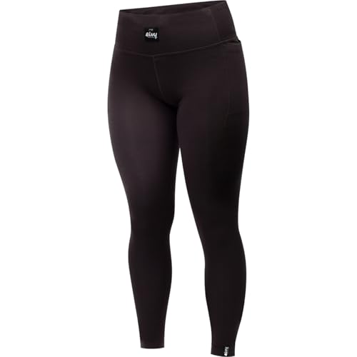 Eivy Damen Pocket Wool Rib Tights Leggings, Schwarz, S EU Eivy Damen Pocket Wool Rib Tights Leggings, Schwarz, S EU von Eivy