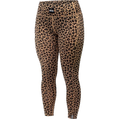 Eivy Damen Pocket Wool Tights Leggings, Leopard, XL EU von Eivy