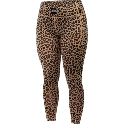 Eivy Damen Pocket Wool Tights Leggings, Leopard, XS EU Eivy Damen Pocket Wool Tights Leggings, Leopard, XS EU von Eivy