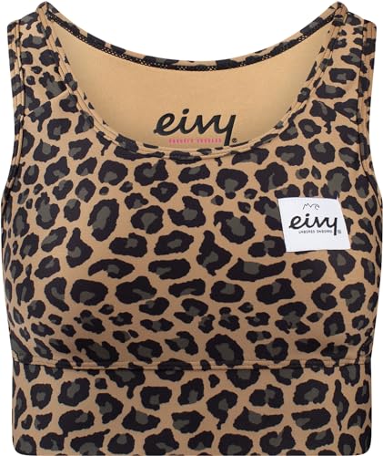 Eivy Damen Rider Sports Bra Yoga Shirt, Team Leopard, S EU von Eivy