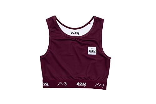 Eivy Damen Cover Up Bra Sport-BH lang Funktionswäsche Wine, S Sportbh, S von Eivy