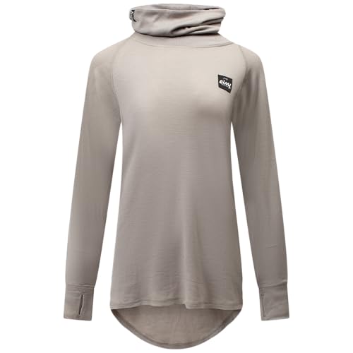 Eivy Damen Icecold Wool Gaiter Rib Top T-Shirt, Faded Oak, S EU Eivy Damen Icecold Wool Gaiter Rib Top T-Shirt, Faded Oak, S EU von Eivy