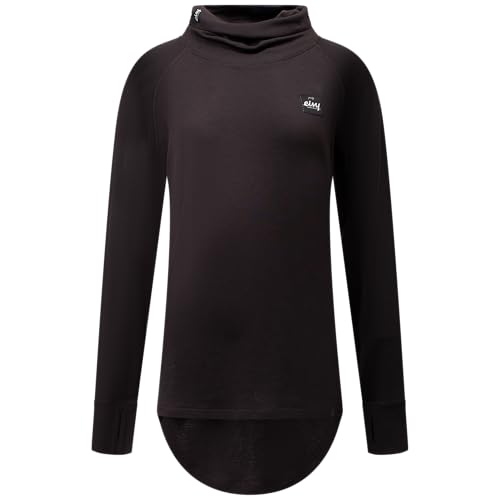 Eivy Damen Icecold Wool Gaiter Rib Top T-Shirt, Schwarz, XL EU Eivy Damen Icecold Wool Gaiter Rib Top T-Shirt, Schwarz, XL EU von Eivy