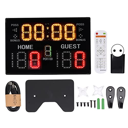 Ejoyous Anzeigetafel Elektronisch, Elektronische Spielstandsanzeige mit Fernbedienung Digital Led Sport Anzeigetafel Punktezähler, für Fussball Volleyball Ennis Basebal Indoor Ejoyous Anzeigetafel Elektronisch, Elektronische Spielstandsanzeige mit Fernbedienung Digital Led Sport Anzeigetafel Punktezähler, für Fussball Volleyball Ennis Basebal Indoor von Ejoyous