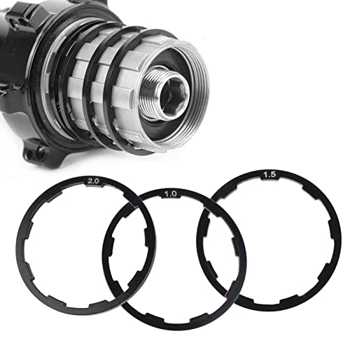 Ejoyous Distanzring für Kassette 3 Stück, Fahrrad Kassette Spacer Aluminiumlegierung Unterlegscheibe Zahnkranz Innenlager Achsscheiben Dichtung für Fahrradnaben Mountainbike Rennrad 1mm+1. Ejoyous Distanzring für Kassette 3 Stück, Fahrrad Kassette Spacer Aluminiumlegierung Unterlegscheibe Zahnkranz Innenlager Achsscheiben Dichtung für Fahrradnaben Mountainbike Rennrad 1mm+1. von Ejoyous