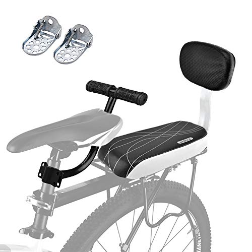 Ejoyous Fahrrad-Rücksitzkissen, Kinderfahrradsitz Fahrrad Rücksitz Zubehör PU Leder Kinder Fahrrad Hinten Sitz Kissen mit Armlehne und Fußstützen für Mädchen/Jungen/Kinder Ejoyous Fahrrad-Rücksitzkissen, Kinderfahrradsitz Fahrrad Rücksitz Zubehör PU Leder Kinder Fahrrad Hinten Sitz Kissen mit Armlehne und Fußstützen für Mädchen/Jungen/Kinder von Ejoyous