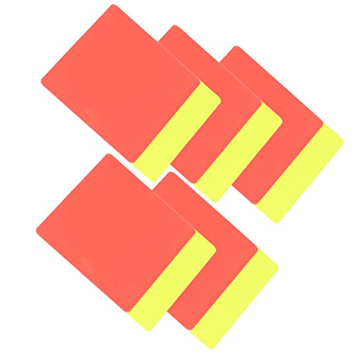 Fußball Schiedsrichter Karte, Rote und Gelbe Schiri Karten Fußbal Warn und Auswurfkarten Disziplinarkarten, für Basketball Schulsport Schiedsrichter Spiel Trainer Fußball Schiedsrichter Karte, Rote und Gelbe Schiri Karten Fußbal Warn und Auswurfkarten Disziplinarkarten, für Basketball Schulsport Schiedsrichter Spiel Trainer von Ejoyous