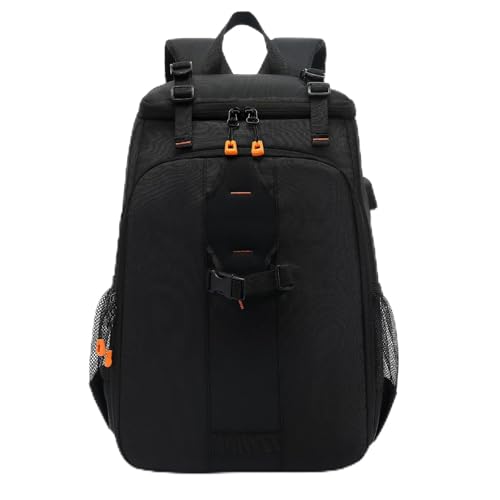 Ejoyous Kamera-Rucksack, Wasserabweisende Kameratasche Fotografie-Rucksack mit großer Kapazität und Stativhalterung 15,6-Zoll-Laptopfach, externer USB-Ladeanschluss von Ejoyous