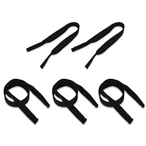 Ejoyous Silikon Brillenbänder, 5Pcs Anti-Rutsch Silikon Sport Brillenband Männer Elastische Halsband Retainer Schnur Kette Halter Lanyard Floating Eyeglass Strap für Brillen Sonnenbrillen Ejoyous Silikon Brillenbänder, 5Pcs Anti-Rutsch Silikon Sport Brillenband Männer Elastische Halsband Retainer Schnur Kette Halter Lanyard Floating Eyeglass Strap für Brillen Sonnenbrillen von Ejoyous