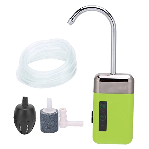 Ejoyous Wasserpumpe Angeln, Tragbare Luft Sauerstoffpumpe USB Aquarium Luftpumpe mit LED-Beleuchtung, für Außenbereich Fischbecken Aquaristikmarkt, Grün, Modern und Funktional Ejoyous Wasserpumpe Angeln, Tragbare Luft Sauerstoffpumpe USB Aquarium Luftpumpe mit LED-Beleuchtung, für Außenbereich Fischbecken Aquaristikmarkt, Grün, Modern und Funktional von Ejoyous