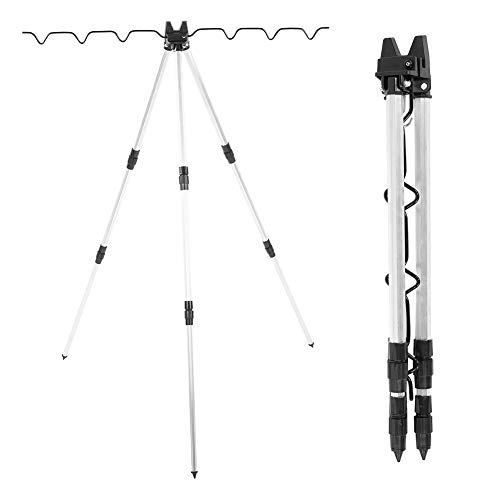 Rutenhalter Angeln, Angelrutenhalter Teleskop-Stativ für Angelruten Angelstativ Angelhalter Aluminium Rutenständer Angeln für Outdoor-Sportarten und Angeln Rutenhalter Angeln, Angelrutenhalter Teleskop-Stativ für Angelruten Angelstativ Angelhalter Aluminium Rutenständer Angeln für Outdoor-Sportarten und Angeln von Ejoyous