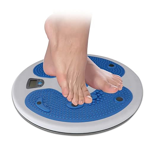 Waist Twisting Disc, Fitness Twister Scheibe Aerobic Training Twist Waist Balance Board Disc Taille Drehscheibe Hüfttrainer mit Fußsohle Massage, für Hüften und Taille Bewegung Waist Twisting Disc, Fitness Twister Scheibe Aerobic Training Twist Waist Balance Board Disc Taille Drehscheibe Hüfttrainer mit Fußsohle Massage, für Hüften und Taille Bewegung von Ejoyous