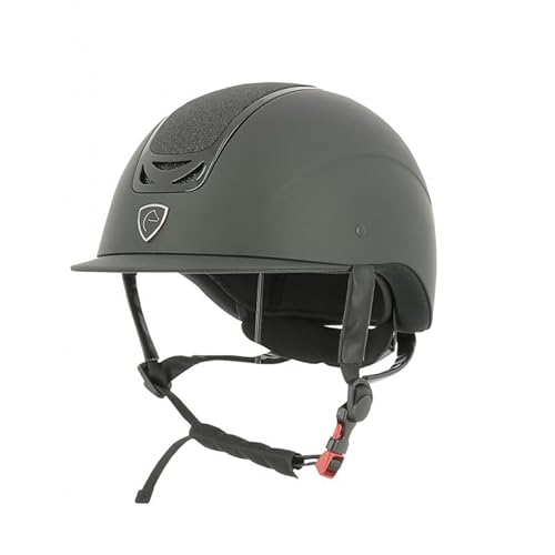 Ekkia EQUITHÈME Reithelm Pepit für Kinder schwarz mit Glitzer, Größe:49-51 Ekkia EQUITHÈME Reithelm Pepit für Kinder schwarz mit Glitzer, Größe:49-51 von EKKIA
