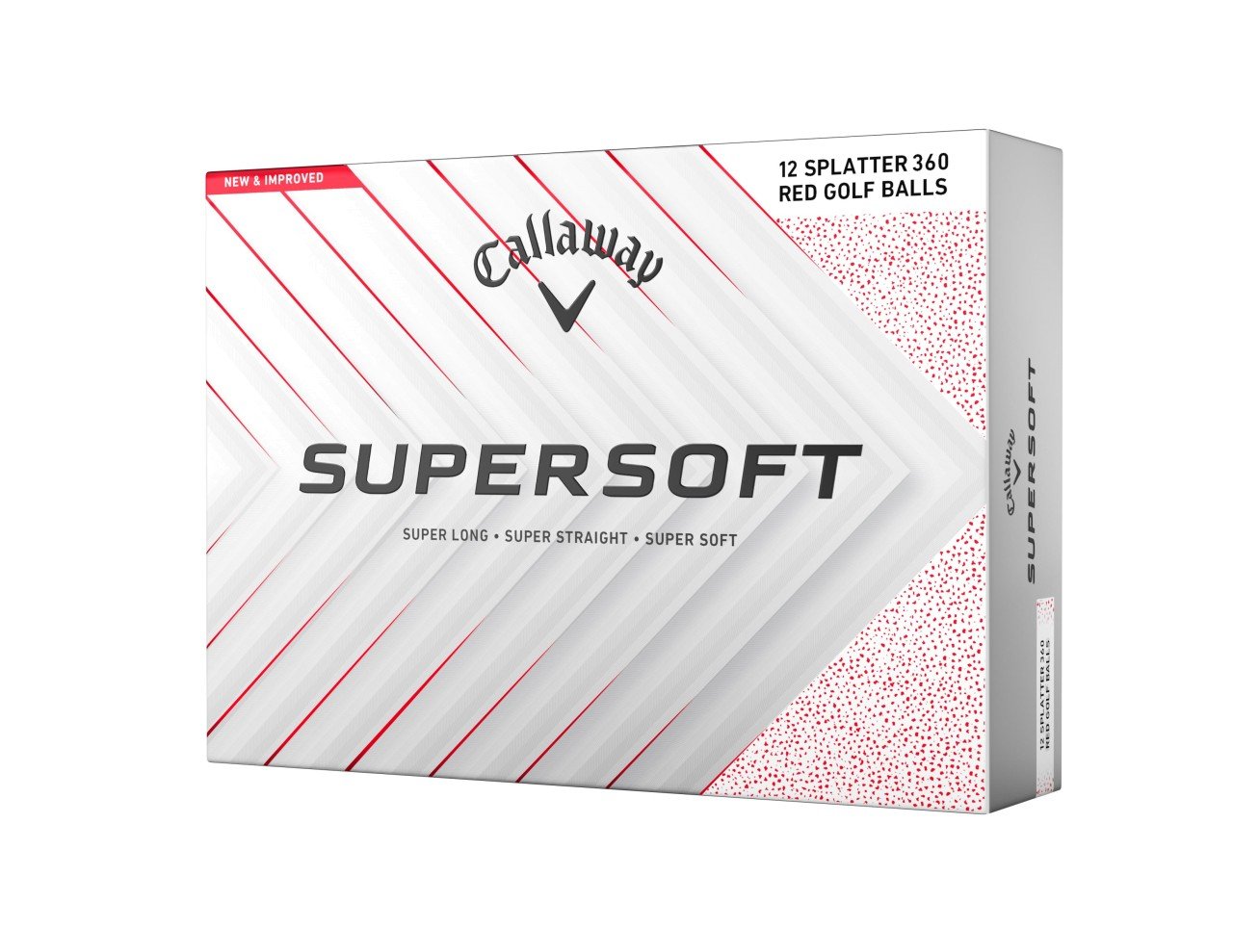 Callaway SUPERSOFT Splatter 2025 Golfbälle 12Stk. Callaway SUPERSOFT Splatter 2025 Golfbälle 12Stk. von Ekomi