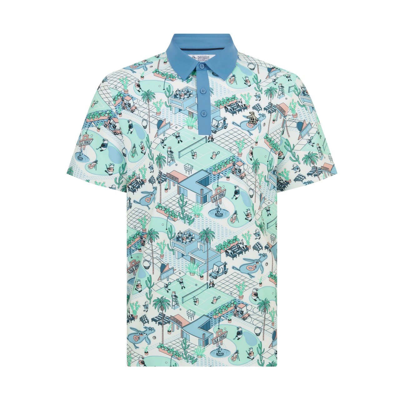 Original Penguin Golf SS ALL OVER PALM SPRING Polo Herren Original Penguin Golf SS ALL OVER PALM SPRING Polo Herren von Ekomi