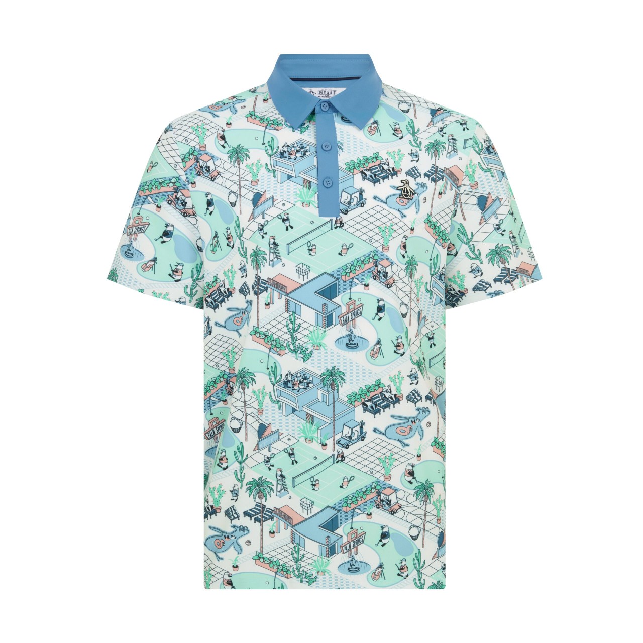 Original Penguin Golf SS ALL OVER PALM SPRING Polo Herren Original Penguin Golf SS ALL OVER PALM SPRING Polo Herren von Ekomi