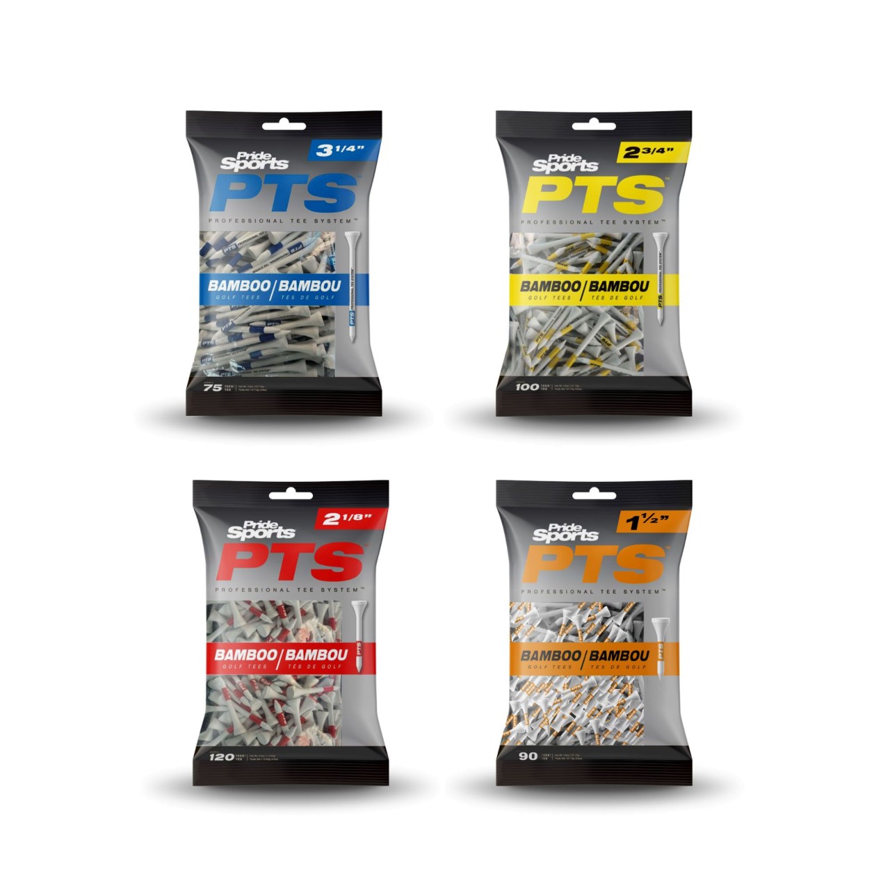 Pride Sports PTS Bamboo Tees 90er Beutel Pride Sports PTS Bamboo Tees 90er Beutel von Ekomi