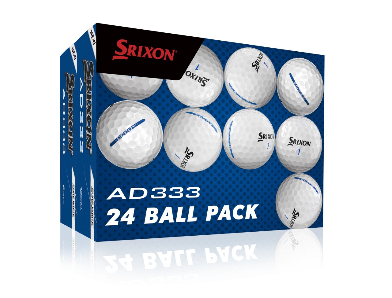 Srixon AD333 24 Golfbälle DOUBLEPACK Srixon AD333 24 Golfbälle DOUBLEPACK von Ekomi