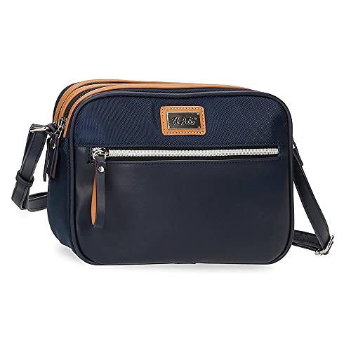 El Potro Chic Gepäck - Kuriertasche für Damen, blau, 38x28x9 cms, Anpassbare Computertasche El Potro Chic Gepäck - Kuriertasche für Damen, blau, 38x28x9 cms, Anpassbare Computertasche von El Potro