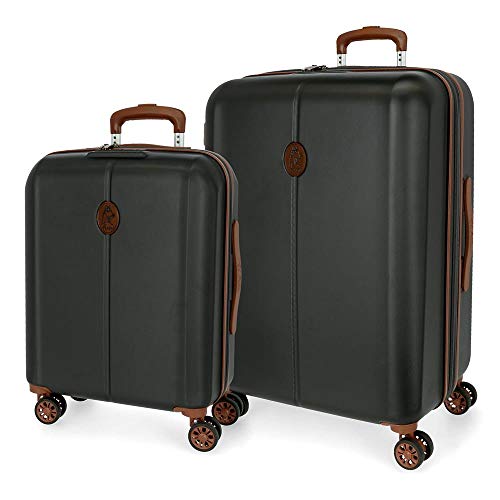 El Potro Ocuri Kofferset Grau 55/70 cms Hartschalen ABS TSA-Schloss 118L 4 Doppelräder Handgepäck El Potro Ocuri Kofferset Grau 55/70 cms Hartschalen ABS TSA-Schloss 118L 4 Doppelräder Handgepäck von El Potro