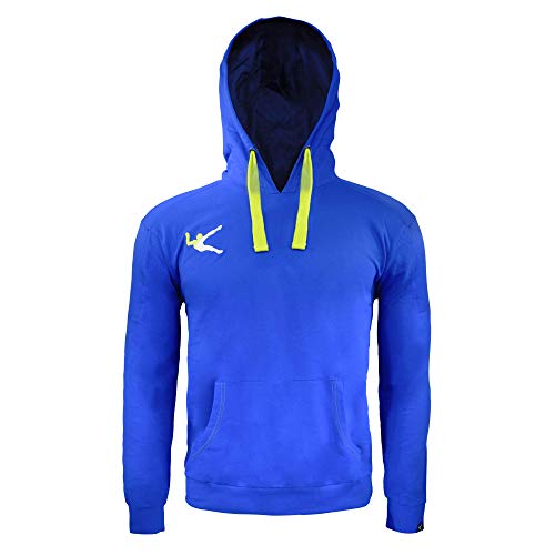 ElPlayer Herren Lixis Jacke, Blu Chiaro/Giallo Fluo, XL von Legea