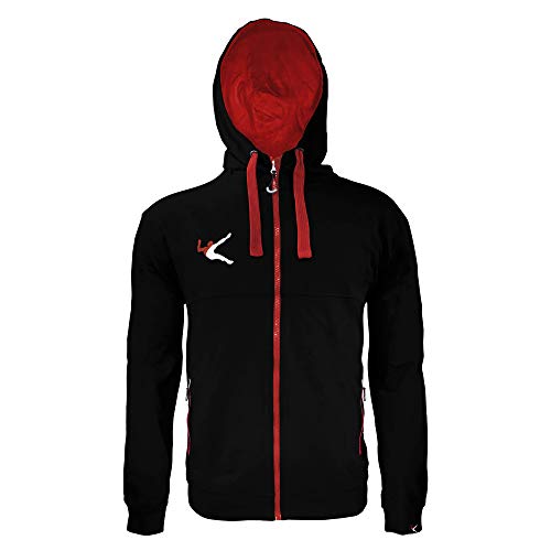 ElPlayer Herren Sarl Jacke, schwarz/rot, L von Legea