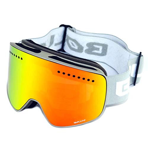 Eladcncmc Skibrille Magnetischer Doppelschichtiger Abnehmbarer Antibeschlag Sonnenbrille von Eladcncmc