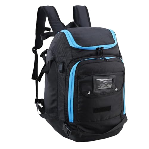 Eladcncmc Wanderrucksack Für Damen Und Herren Fahrradrucksäcke Große Kapazität Reiserucksack Skischuhtasche Skirucksack von Eladcncmc