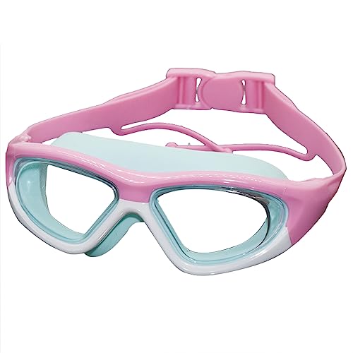 Kinder Schwimmbrille Beschlagfrei Beständig Verstellbare Silikon Schwimmbrille Klare Sicht Schwimmbrille Kein Auslaufen von Eladcncmc