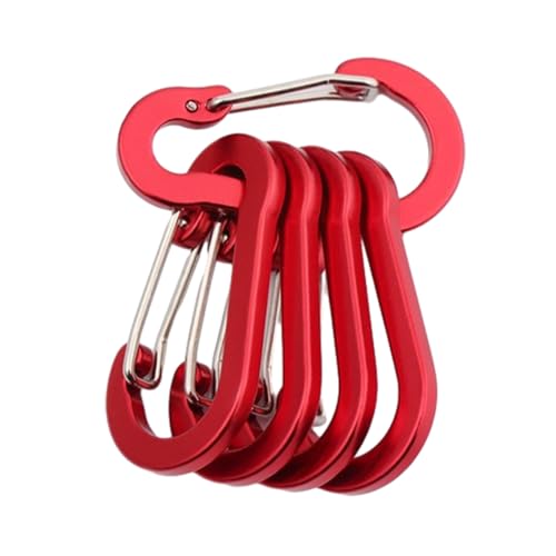 Mehrzweck Karabiner Clips Karabiner Clip Schlüsselanhänger Karabinerhaken Hängematten Camping Wandern Angeln von Eladcncmc