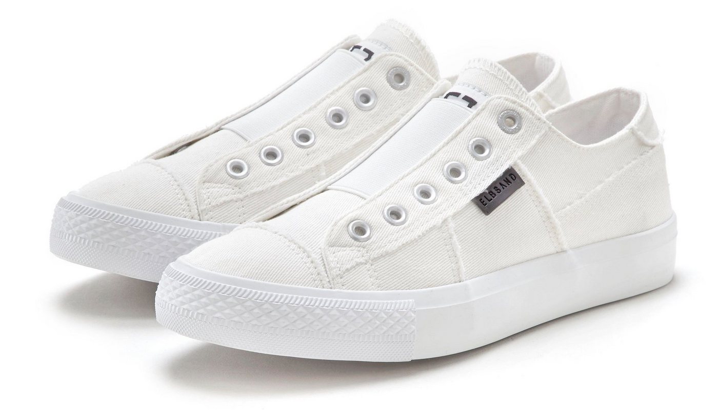Elbsand Slip-On Sneaker aus Textil, bequemer Elastik Einsatz, Halbschuh, Slipper,Freizeitschuh Elbsand Slip-On Sneaker aus Textil, bequemer Elastik Einsatz, Halbschuh, Slipper,Freizeitschuh von Elbsand
