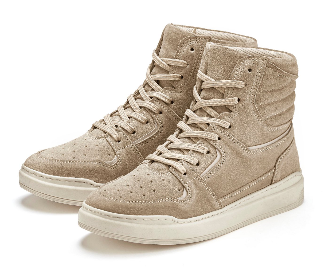 Elbsand Sneaker Freizeitschuh, Halbschuh, High Top aus Leder von Elbsand