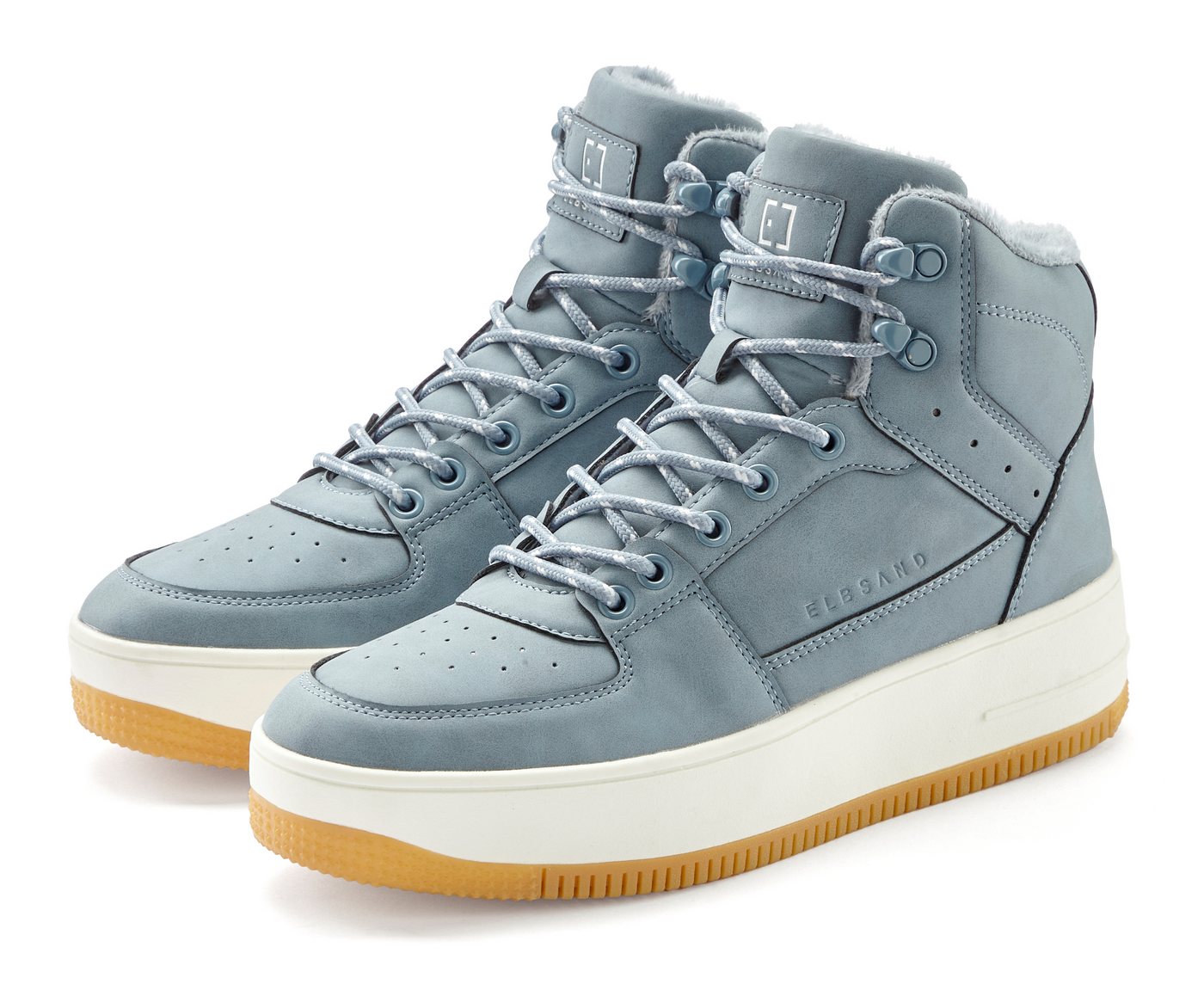 Elbsand Sneaker mit kuscheligem Warmfutter, Freizeitschuh, Halbschuh, High Top Sneaker Elbsand Sneaker mit kuscheligem Warmfutter, Freizeitschuh, Halbschuh, High Top Sneaker von Elbsand