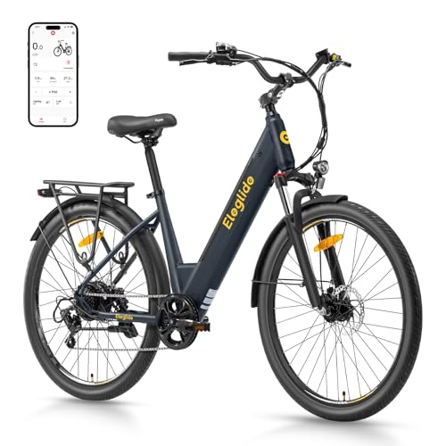 Eleglide T2 E Bike, 27,5" Trekkingrad E-Bike Herren Damen mit Hydraulische Scheibenbremsen, 36V 13Ah Akku,100km Reichweite, Elektrofahrrad mit 7-Gang-Getriebe, Pedelec Citybike EBike für Erwachsene Eleglide T2 E Bike, 27,5" Trekkingrad E-Bike Herren Damen mit Hydraulische Scheibenbremsen, 36V 13Ah Akku,100km Reichweite, Elektrofahrrad mit 7-Gang-Getriebe, Pedelec Citybike EBike für Erwachsene von Eleglide