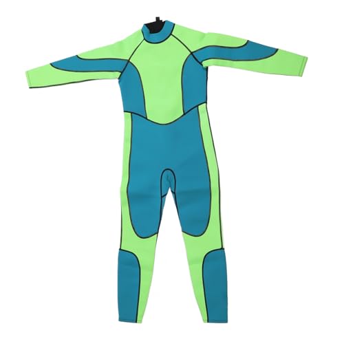 Kids Wetsuit Green Long Sleeve 2.5MM Warm Keeping UV Protection Octopus Pattern Toddler Full Body Swimsuit for Swimming Diving (14) von Elelif
