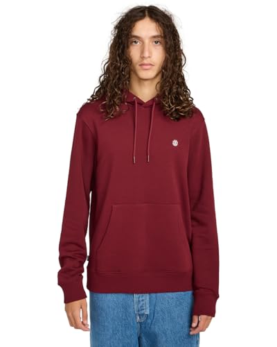 Element Icon Embroidery PO Herren-Fleece-Pullover, Rot, Größe L von Element