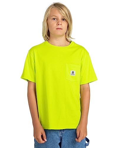 Element Basic - Taschen-T-Shirt - Jungs 8-16 - S/10 - Grün von Element