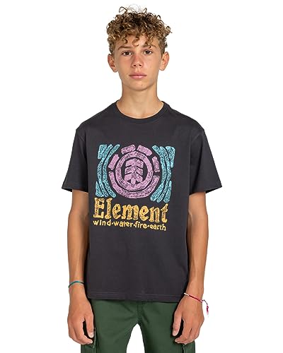 Element Volley - T-Shirt - Jungen 8-16 - L/14 - Schwarz von Element