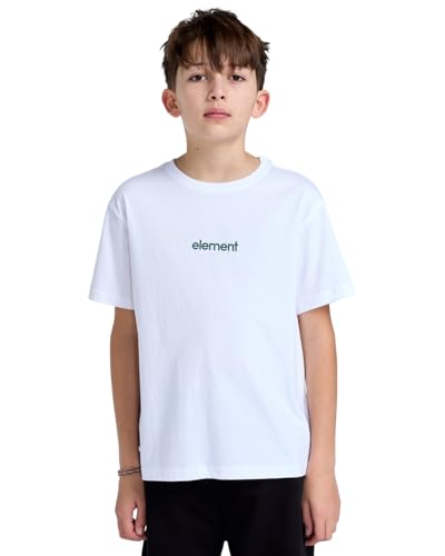 Element Simple Logo - T-Shirt - Jungs 8-16 - S/10 - Weiss Element Simple Logo - T-Shirt - Jungs 8-16 - S/10 - Weiss von Element