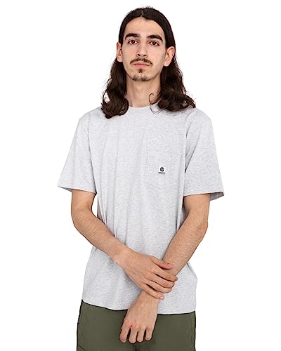 Element Basic Pocket - T-Shirt - Männer - M - Grau von Element