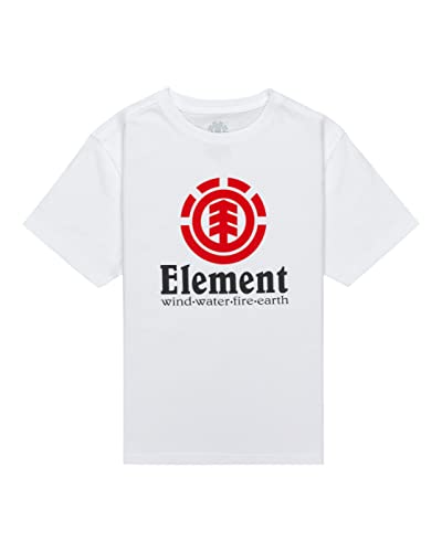 Element Vertical - T-Shirt - Jungen 8-16 - S/10 - Weiss von Element