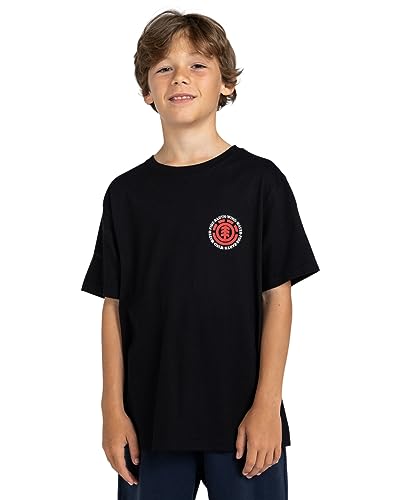 Element Seal Bp - T-Shirt - Jungen 8-16 - M/12 - Schwarz von Element